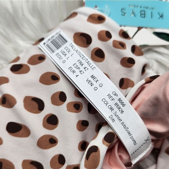 New KIBYS Printed Sunset Dots Aimara Top Large - Picture 2 of 7